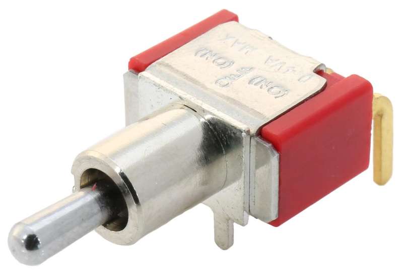 Multicomp Pro (1MS4T2B4M6RE) Toggle Switch, (On)-Off-(On), SPDT, 100 mA
