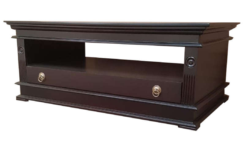 Veneer Wood Coffee Table - Brown (Mahogany)