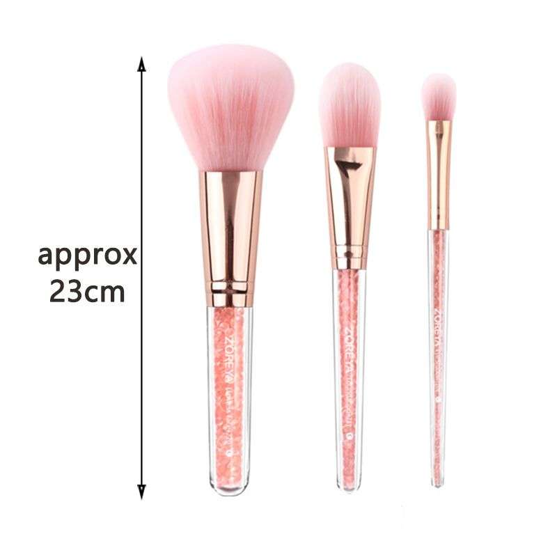 Christmas Makeup Brush Set - 3 Piece