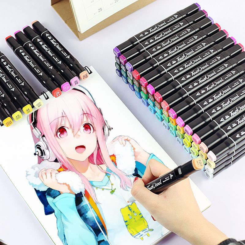 Touch Double Headed Oil Based Art Marker Set of 80