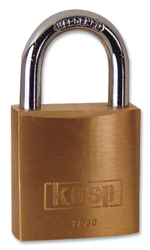 Kasp Security (K12030) 30mm Premium Brass Padlock