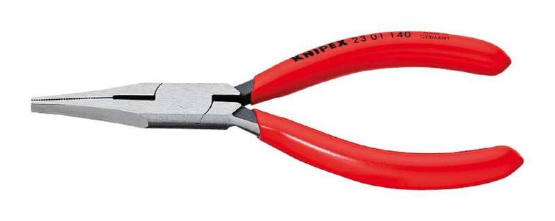 Knipex Plier, Flat Nose, Polished, 140 mm Overall Length