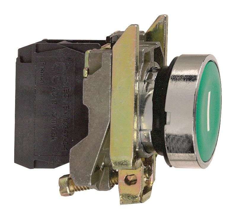 Schneider Electric (XB4BA31) Industrial Pushbutton Switch, Harmony, 22.5mm