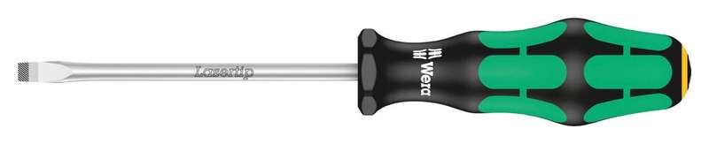 Wera (05007610001) Screwdriver, Slotted, 5mm Tip, 100mm Blade, 198mm