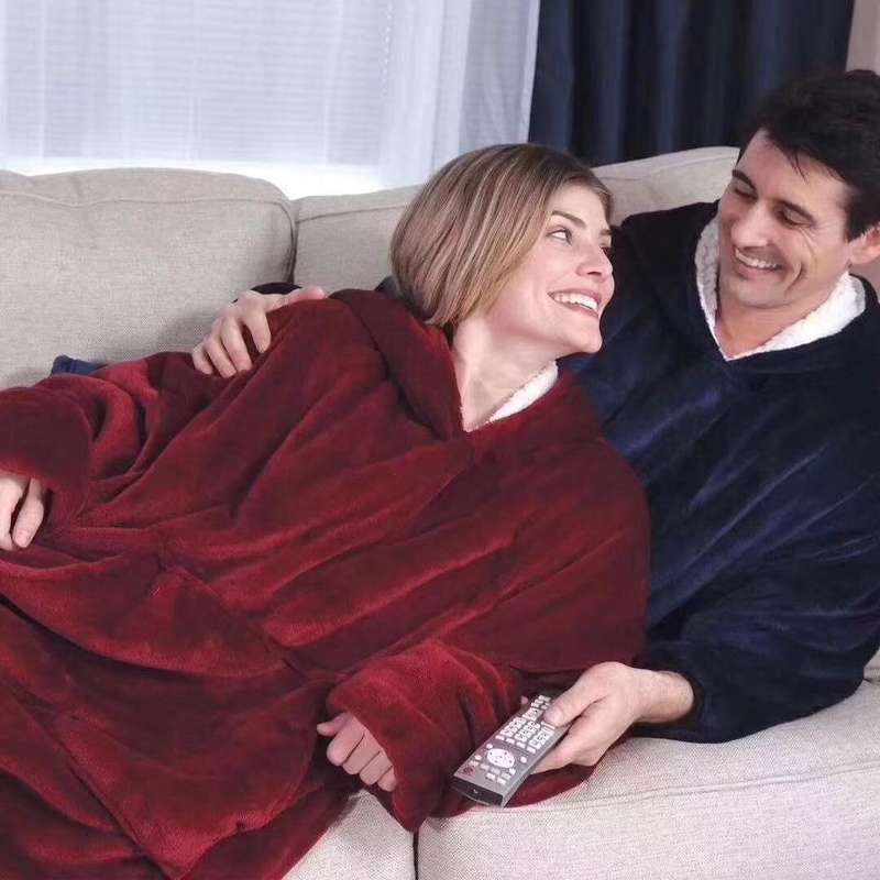 One Size Fits All, Ultra Plush Blanket, Huggie Hoodie, TV Blanket