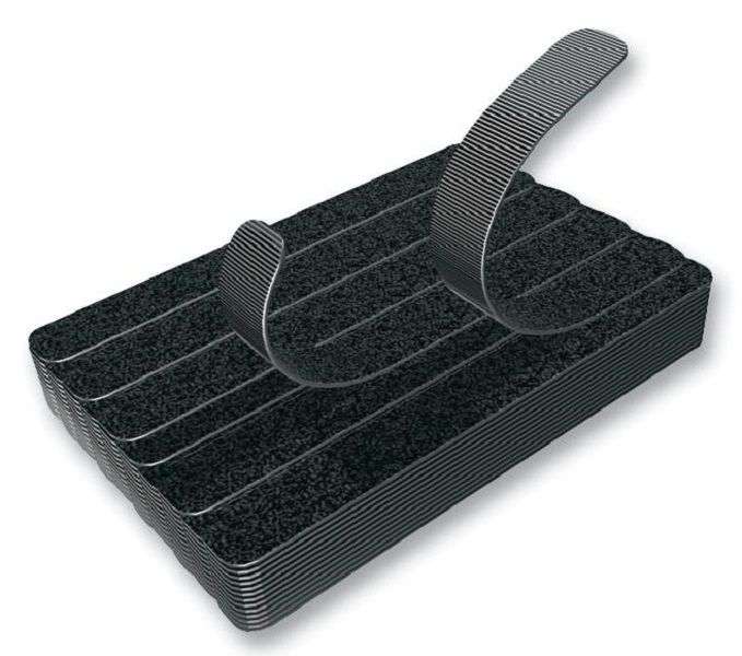 Panduit (HLB2S-C0) Hook & Loop Fastener, Stacked Strip Ties