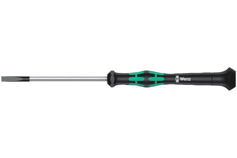 Wera (05118014001) Screwdriver, Slotted, 4mm Tip, 80mm Blade