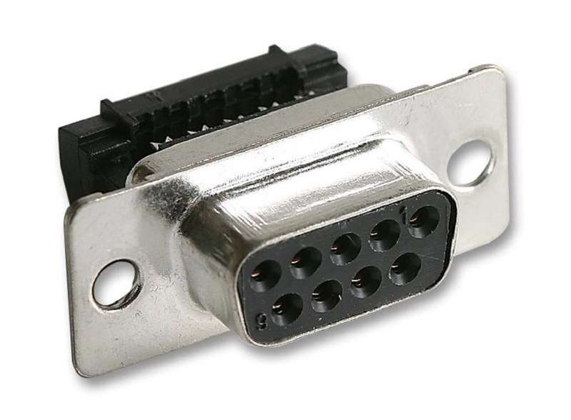 Multicomp Pro (MH10575) D Sub Connector, Receptacle, MH105, 9 Contacts