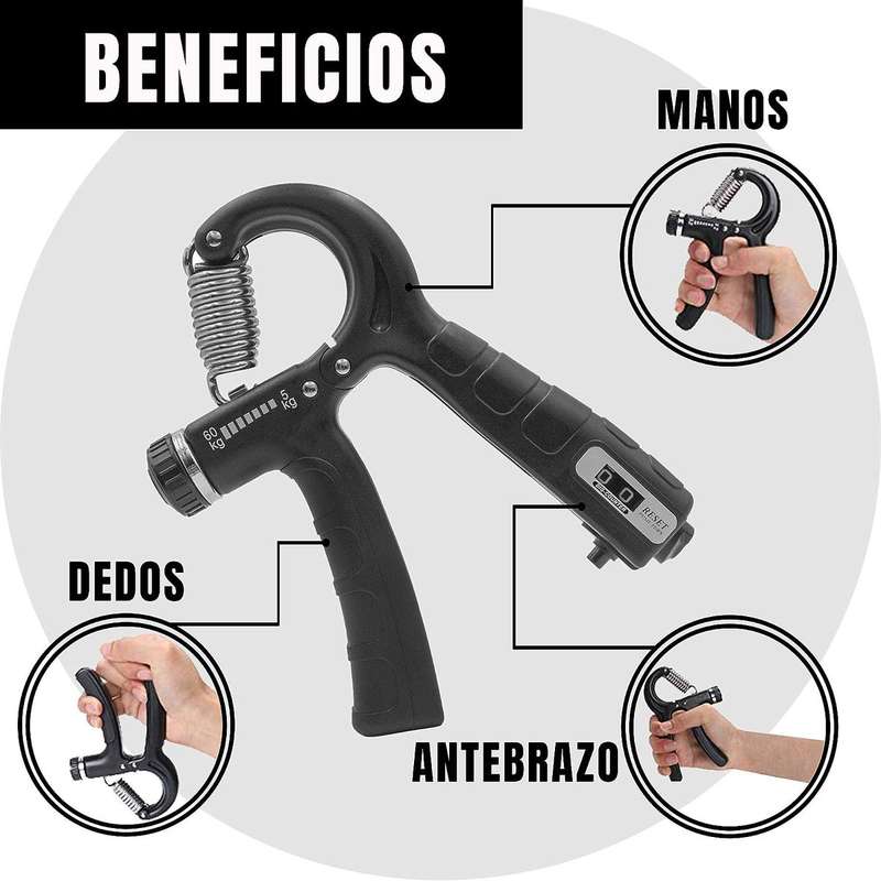 Adjustable Count Spring Grip Hand Training Arm Exerciser