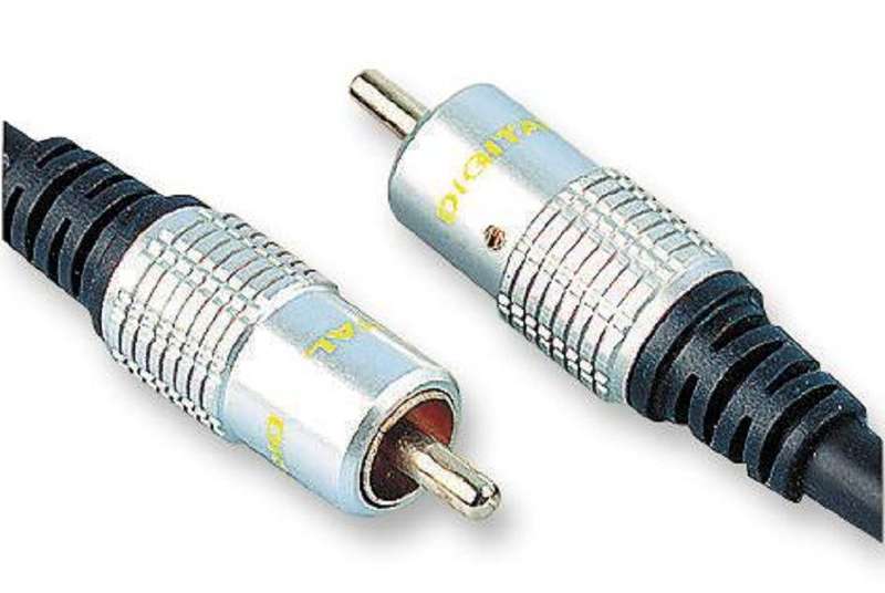 Pro Signal JR9505/1M Phono (RCA) Plug, 1m, Black