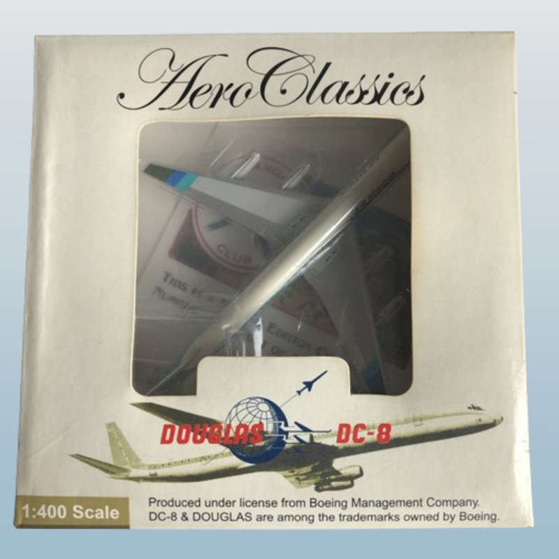1:400 Scale, Air Afrique, Douglas DC-8, Diecast Display Aircraft Model