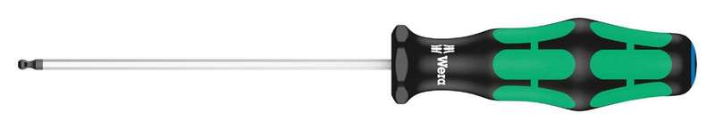 Wera (138070) 2.5mm x 100mm Hexagonal Blade Ballhead Hexagon Screwdriver