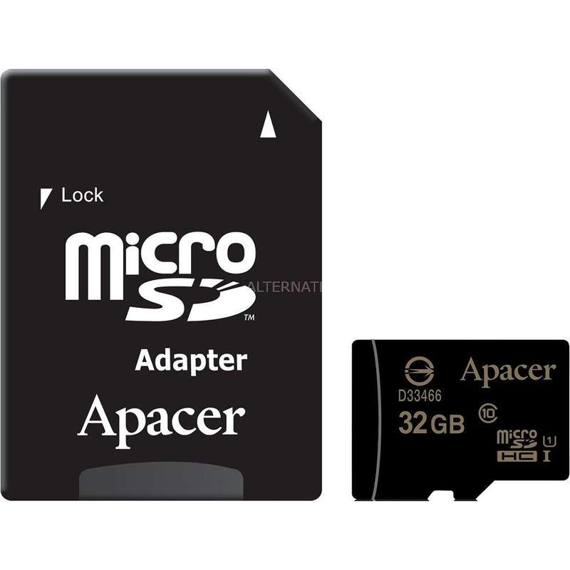 ApacerSD Flash Memory Card, MicroSDXC Card, UHS-1, Class 10