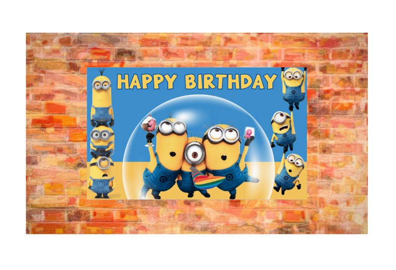 Minion Birthday Banner