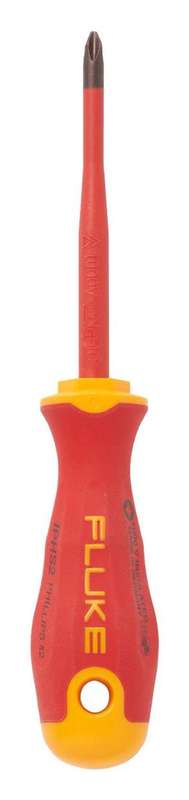 Fluke (IPHS2) Phillips Screwdriver, Insulated, #2 Tip, 100 mm Blade