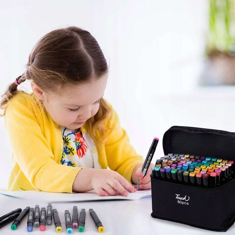 Touch Double Headed Oil Based Art Marker Set of 80