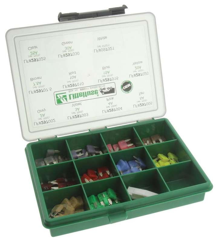 Littelfuse (00950011XXN) Fuse Kit Automotive, Blade Fuses, 2A to 30A Puller