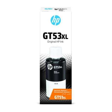 HP GT53XL 135ML BLACK ORIGINAL INK BOTTLE