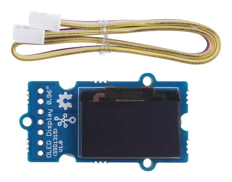 Seeed Studio (104020249) OLED Display Board, 0.96", Yellow & Blue