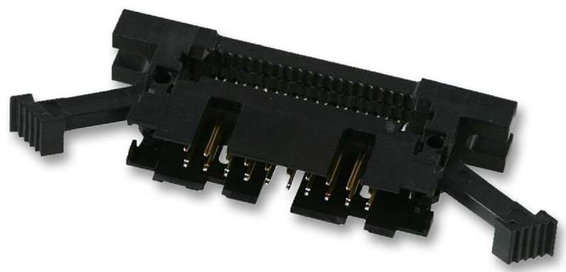 TE Connectivity (2-111506-1) IDC Connector, Latched, IDC Plug, Male, 2.54mm