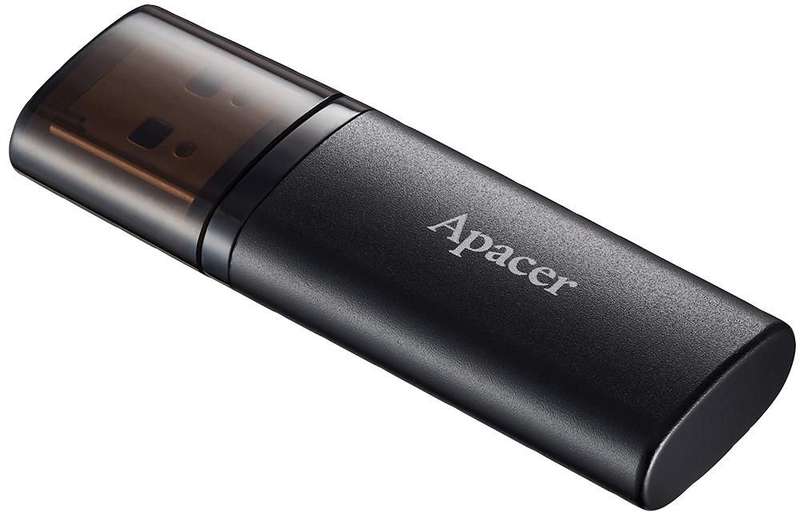 Apacer (AP32GAH25BB-1) AH25B Metallic USB 3.0 Flash Drive, 32GB Black