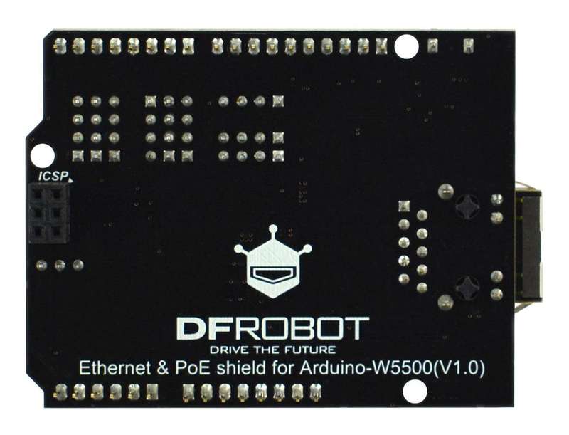 DFRobot (DFR0850) Ethernet And POE Shield, W5500, Arduino Ethernet Shield 2