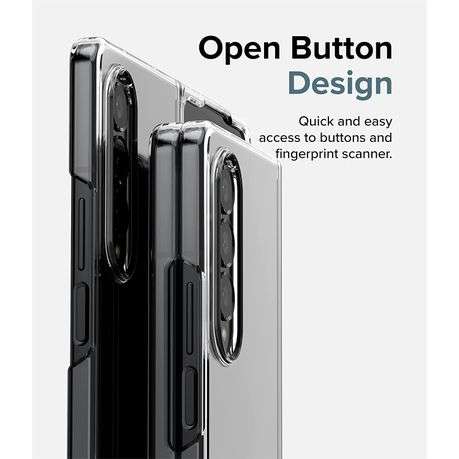 Clear Anti-Yellow Camera Cut-Out Hard Case For Samsung Galaxy Z Fold 4