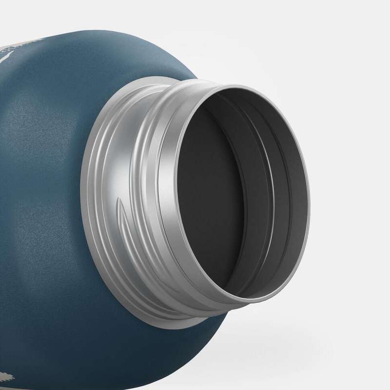 NEW Stainless Steel Flask Decathlon 600ml - Blue