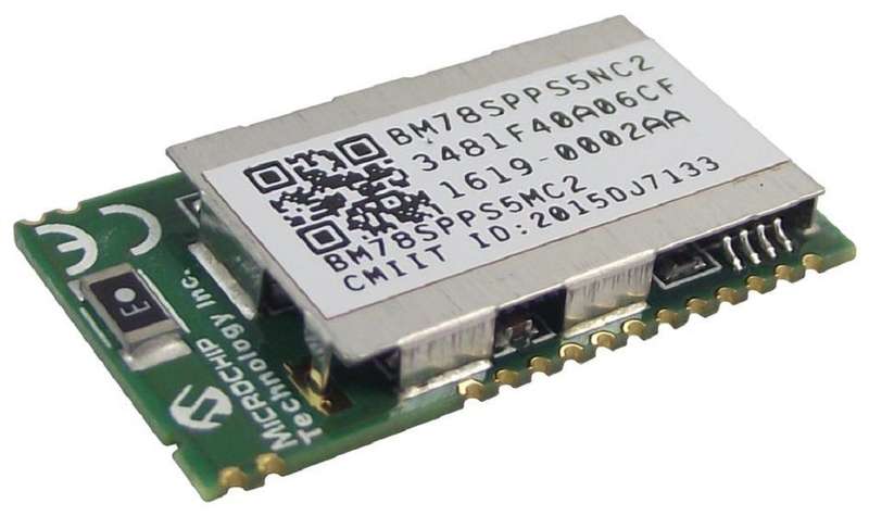 Microchip (BM78SPPS5NC2-0002AA) Bluetooth® Dual Mode v4.2 Module