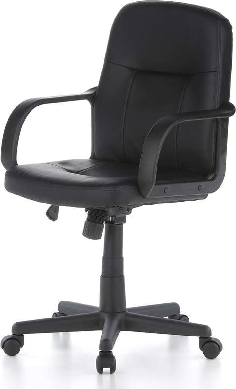 Office Chair - PU Leather - Black Colour