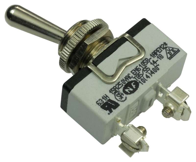 Apem (631H) Toggle Switch, On-Off, SPST, Non Illuminated
