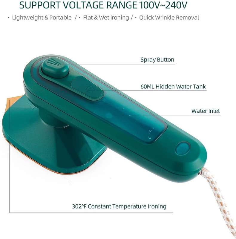2 in 1 Mini Electric Iron