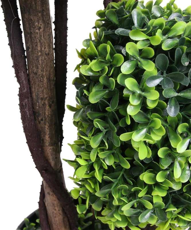 Artificial Boxwood Square Topiary Tree