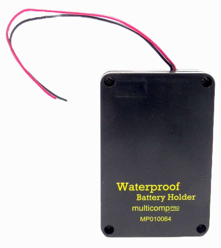 Multicomp Pro (MP010064) Battery Holder - 3xAA Size, 152mm, Screw, IP65
