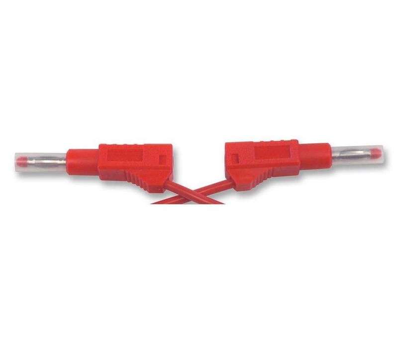 Tenma 76-122 Test Lead, 4mm Banana Plug, Red, 1.2 kV, 12 A, 1 m