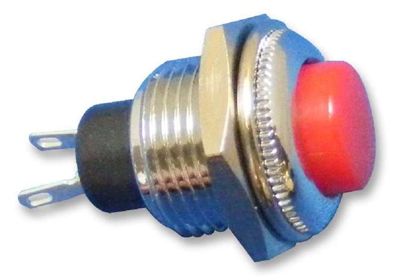 Multicomp Pro (R13-502MA-05-R) Pushbutton Switch, 12.7 mm, SPST, Off-(On)
