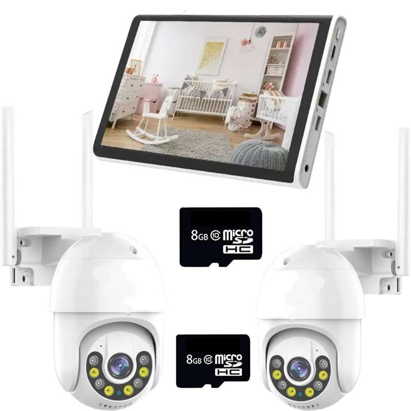4K HD Professional Security Camera System with 10 inch Monitor - Q - S333