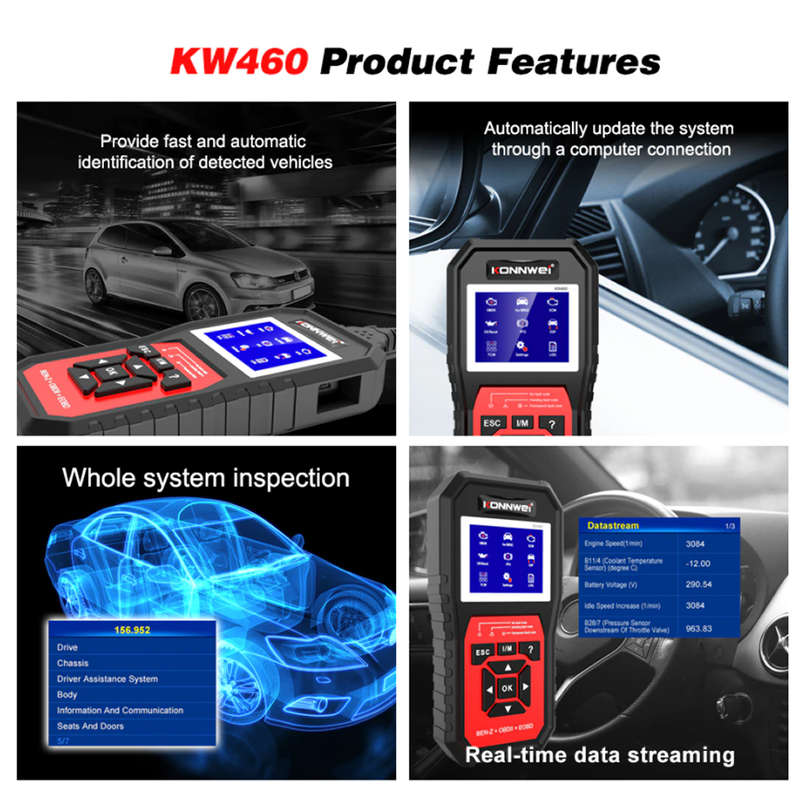 TG KW 460 Car Diagnostic Scanner Tool
