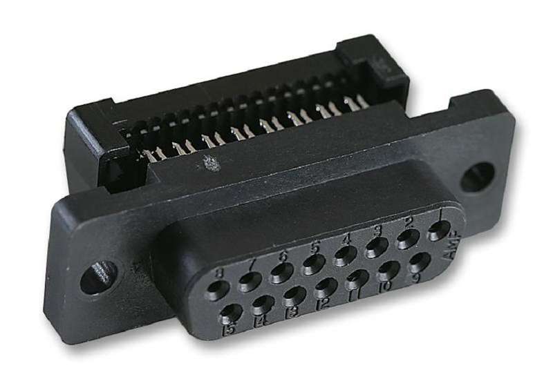TE Connectivity (1658614-3) D Sub Connector, DB15, 15 Contacts, Receptacle