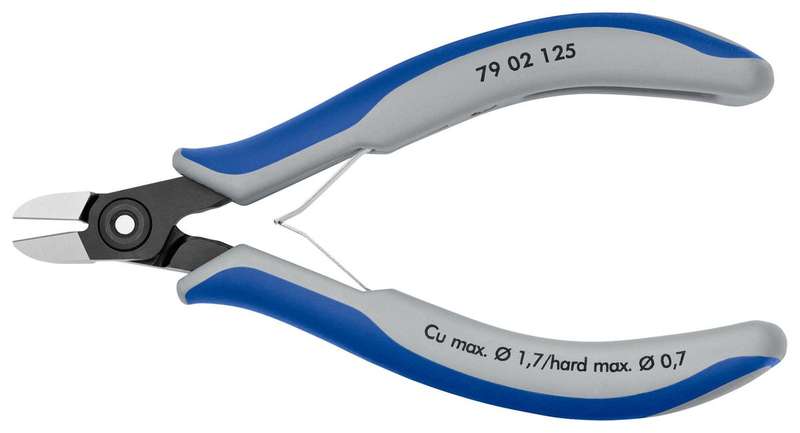 Knipex (79 02 125) Cutter, Electronics, Precision, Side, 125 mm Diagonal