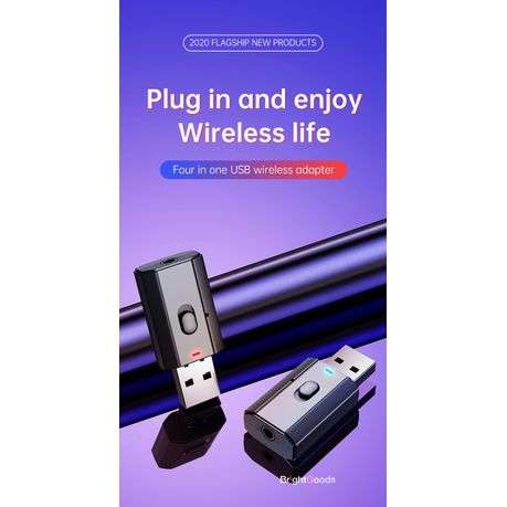 Bluetooth 5.0 Receiver and Transmitter Audio Adapter