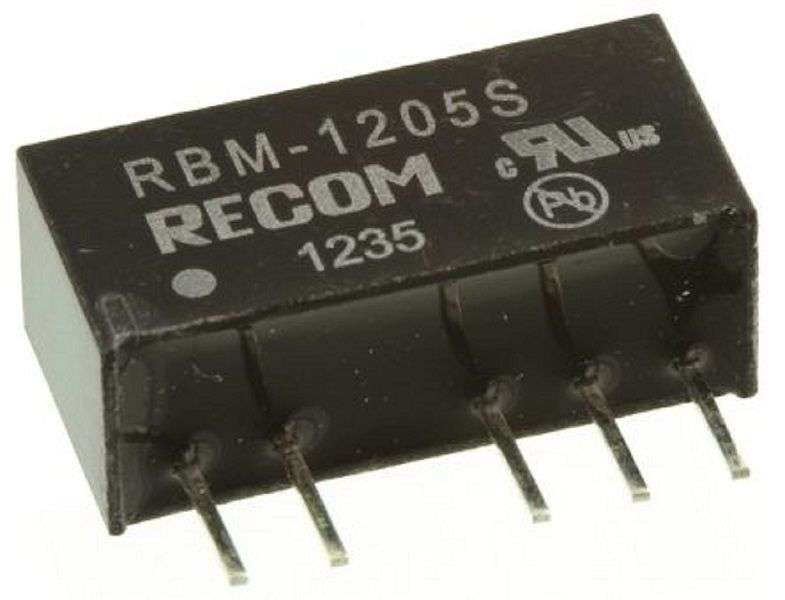 Recom Power (ROE-1205S) Isolated Through Hole DC/DC Converter, Output, 5V