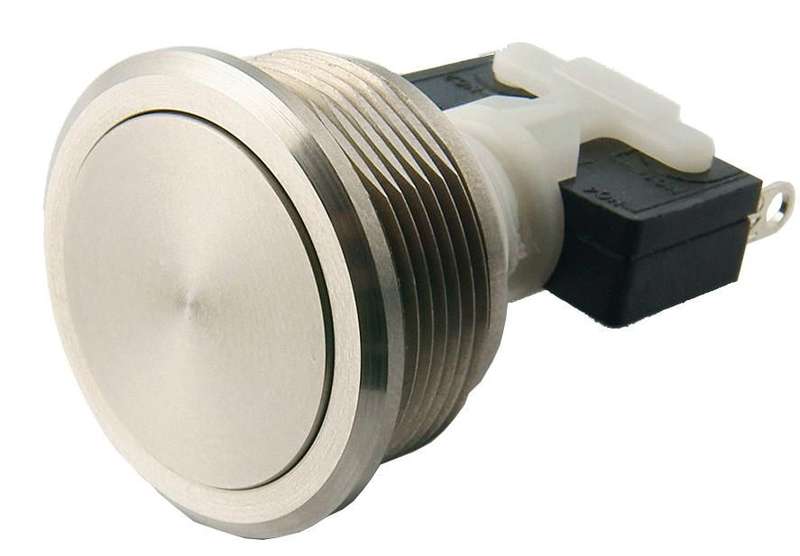 Itw Switches (H48M-210N/4044) Industrial Pushbutton Switch, H48M, 19.5 mm