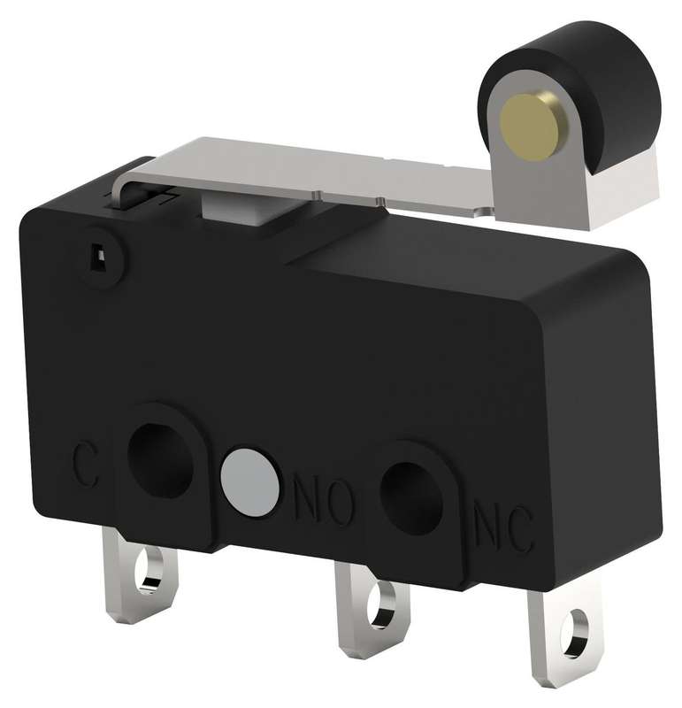 Alcoswitch (SAJ25YXWHL147SDTSEQ) Microswitch, SPDT, Solder Lug, 5 A
