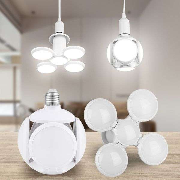 Rechargeable LED Folding Football UFO Lamp / Light E27 base Screw 30w