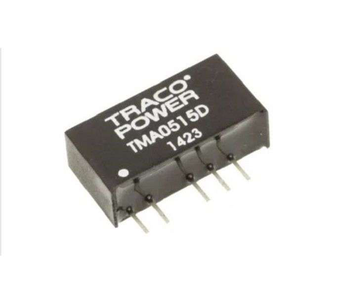 Traco Power (TMA 0515D) Isolated Through Hole DC/DC Converter, Output, 15 V