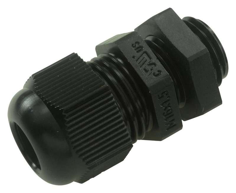 Jacob (50011M16PASW-F) Cable Gland, with Locknut, IP68 5 Bar