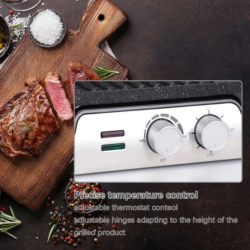 2000W Non-stick Pan Professional Steak Grilling Machine Electric Grills