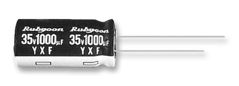 Rubycon (16YXF2200MEFC12.5X25) Electrolytic Capacitor, Miniature, 2200 µF