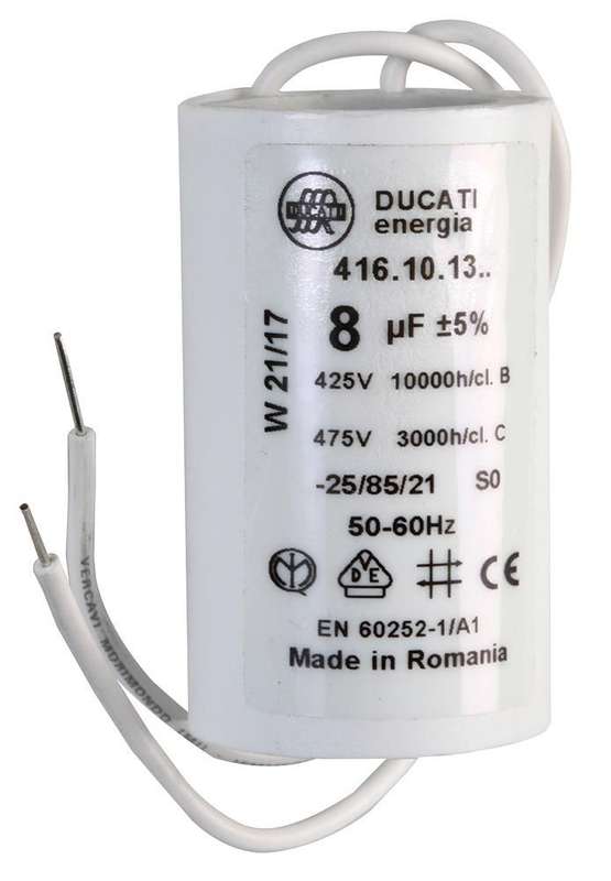 Ducati (4.16.10.13.06) Motor Run Capacitor, Metallized PP, Can
